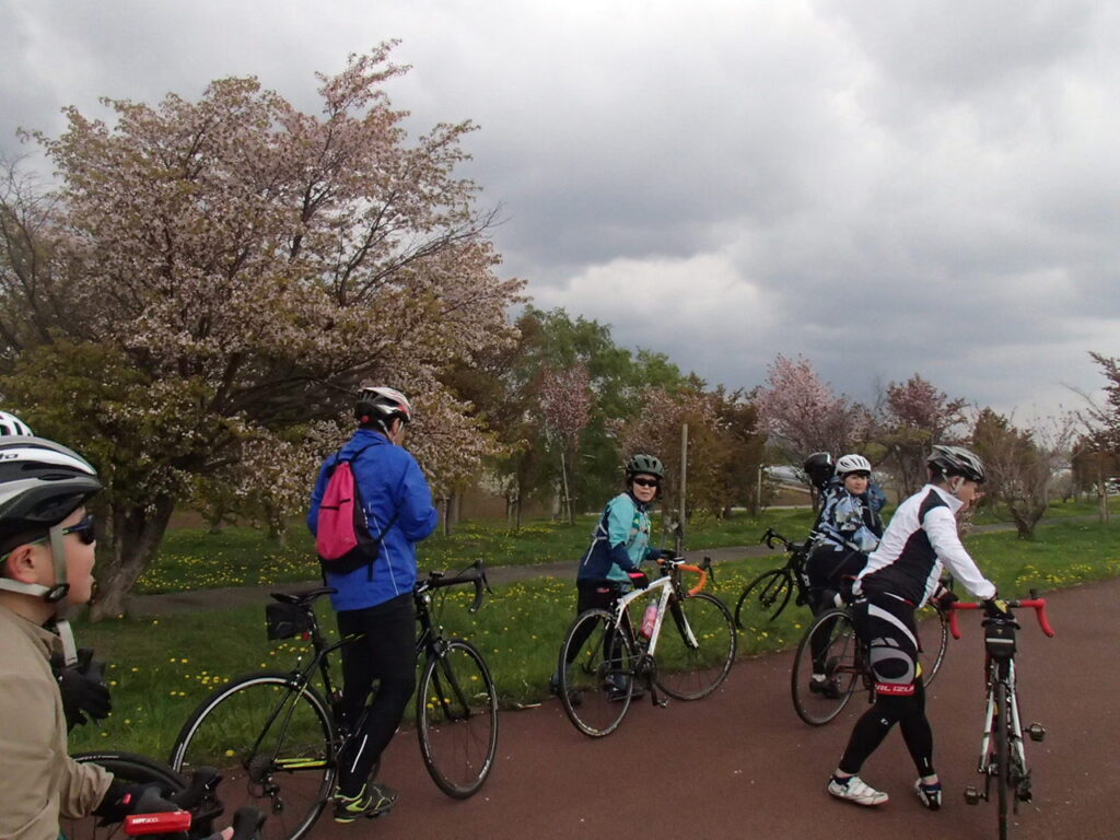 お花見サイクリング
